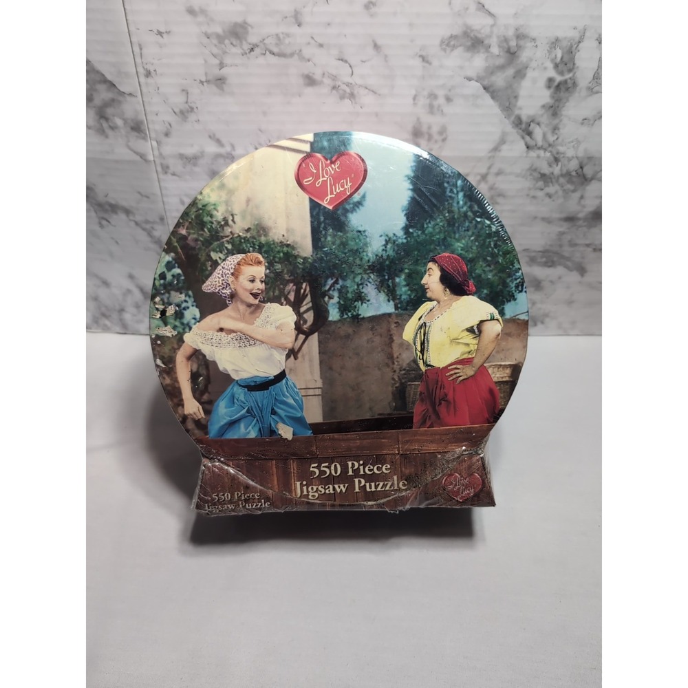 NOS I Love Lucy 550 Piece Jigsaw Puzzle "Lucy's Italian Movie" Damaged Box